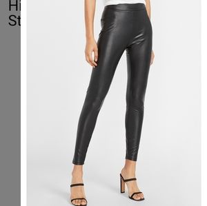 Express High Wasted Vegan Stretch Ankle Leggings